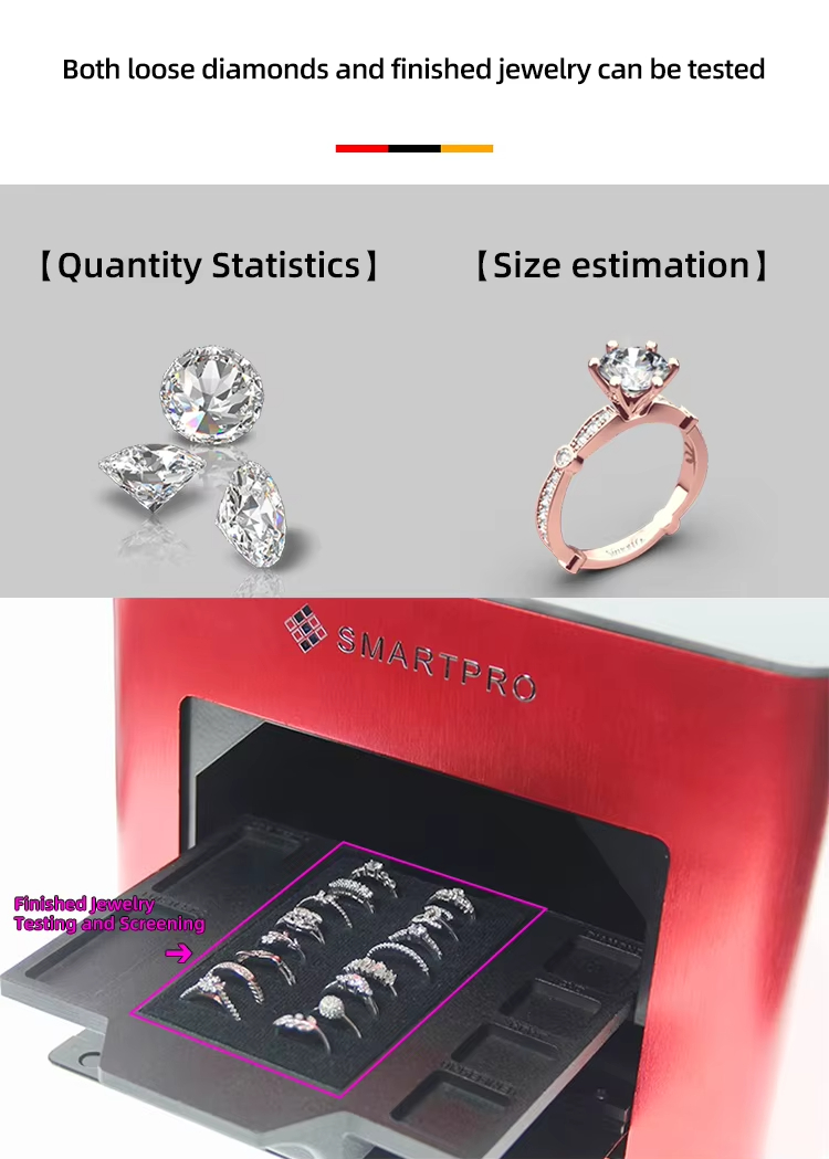 SmartPro AURA Synthetic Diamond Screener Lab-Grown CVD HPHT Jewelry Loose/Mounted Stone Tester